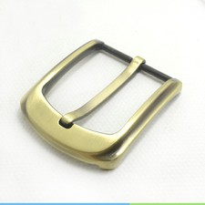 Zinc Alloy Pin Buckle for Men Leather Belt Spare Replacement Snap On 40mm Bronze