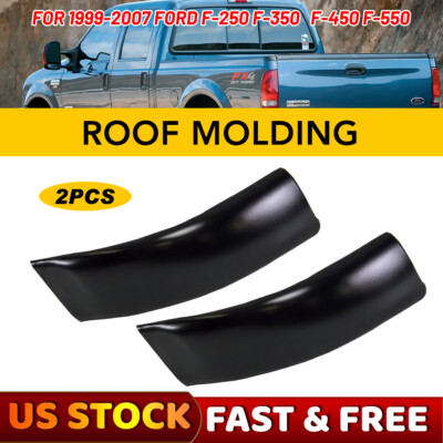 For 99 thru 07 Super Duty Ford Cab Corner Moldings RH & LH PAIR -Reg & Crew ONLY