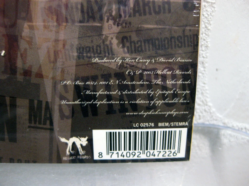 Digipak-CD Dropkick Murphys: The Warrior's Code (Hellcat Records 2005) Neu & OVP - Bild 3 von 3