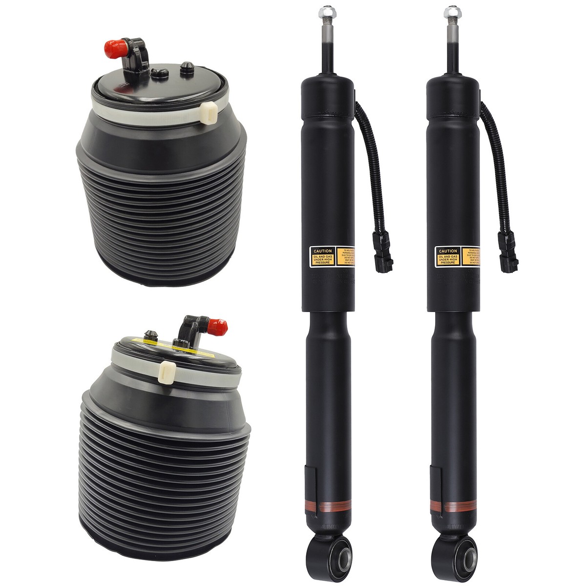 4x Air Suspension Rear Air Sping Bag Strut For Toyota Land Cruiser