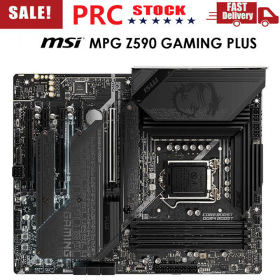 MSI MPG Z590 Gaming Plus Motherboard LGA 1200 DDR4 USB