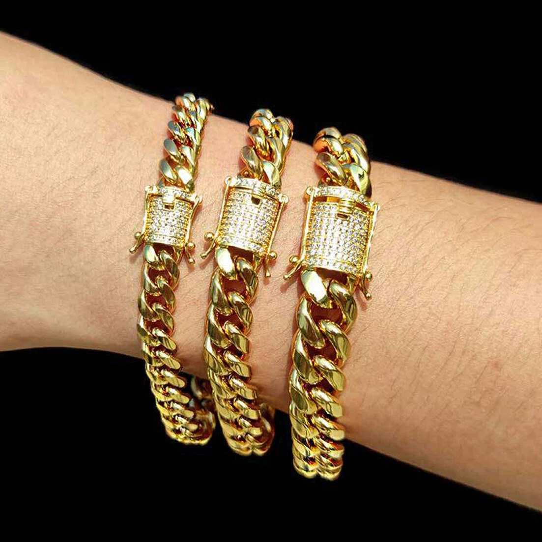 18mm cuban link bracelet deals