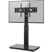 Universal Swivel Floor TV Stand with Space Saving Design for 32"-65" TVs