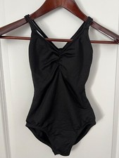 Motionwear Dance Leotard Solid Black size SA