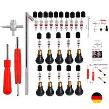 RUNCCI-YUN 44pcs Tyre Valve Core Tool Set Valve Remover+ Tyre Valve Core+Valve