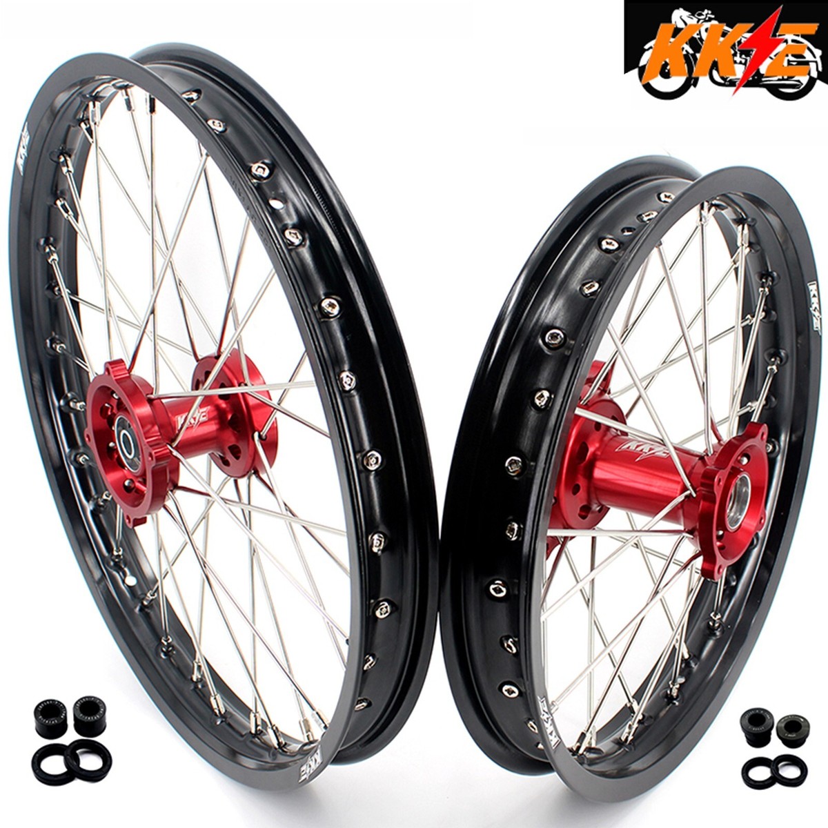 KKE 17/14 Mini Dirt Bike Wheels Set fit Honda CRF150R 2007-2025
