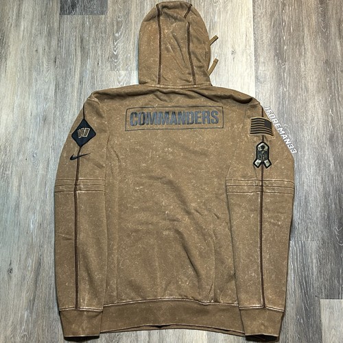 Sudadera con capucha Nike Washington Commanders Salute to Service auténtica suéter lateral - Imagen 3 de 9