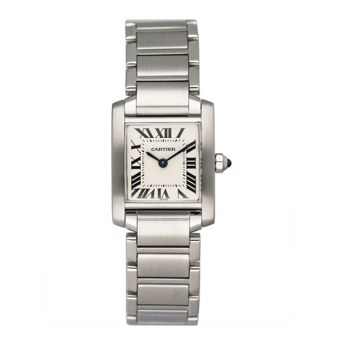 Cartier Tank Francaise W51008Q3 Stainless Steel Ladies Watch
