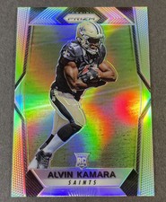 ALVIN KAMARA 2017 Panini Prizm Football SILVER PRIZM Rookie Card Saints. rookie card picture