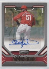 2020 Panini Chronicles Playbook Gold 61/99 Enyel de los Santos #PA-ED Auto 0m9o