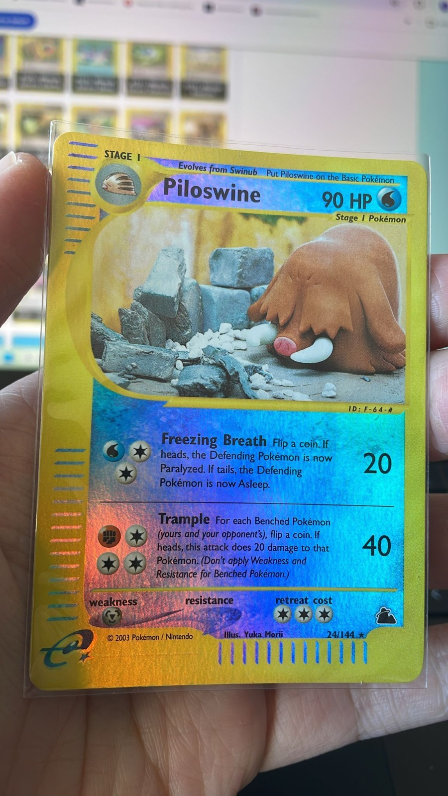 Pokemon Card Skyridge WOTC C/UC/R single card Reverse Holo
