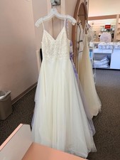 Bridal Womens Size 8 ivory tulle db studios w...