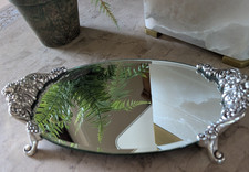 Brighton Contessa Ornate Silver Tone Footed B...
