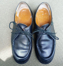 Scarpe Paraboot Michael in pelle nera taglia 41,5 US 9 con scatola usate dal Giappone