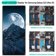 Small LCD Display Touch Screen Replacement Part For Samsung Galaxy S22 Ultra 5G