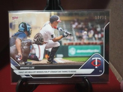 2025 Topps Now #388 Brooks Lee Minnesota Twins Black Foil  /10 RC Rookie