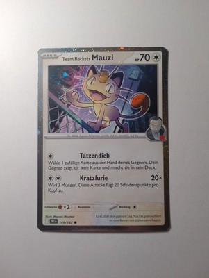 Team Rockets Mauzi Promo Holo 149/182 Ewige Rivalen deutsch