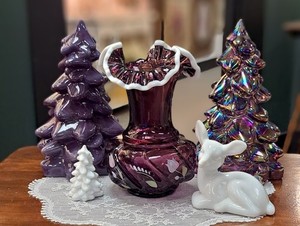 Fenton Plum Opalescent | eBay