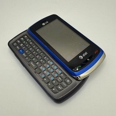 LG XENON * GR500 * AT&T Slider Cell Phone * Blue * No SD Card *