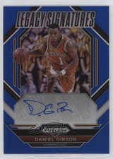 2023 Panini Prizm Draft Picks Legacy Signatures Blue /125 Daniel Gibson Auto b8h