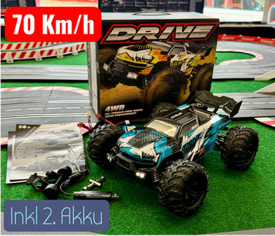 Ferngesteuertes RC AUTO PRO mit 70 km/h inkl. 2tem Akku - Brushless Motor 4WD