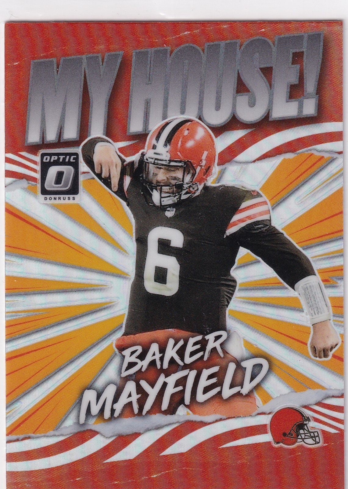 Baker Mayfield 2021 Donruss Optic My House! #MH-10 Cleveland Browns NFL