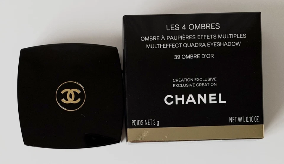 CHANEL LES 4 OMBRES Paleta de Sombras de Ojos 39 OMBRE D'OR y Bolsa de Regalo - 2026 Vacaciones NUEVO - Imagen 2 de 4