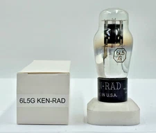 6L5G KEN-RAD Tube (New Old Stock) Test NEW 1 Year Warranty