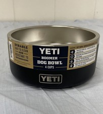 Yeti Boomer 4 Stainless Steel Non-slip Dog Bowl - Black