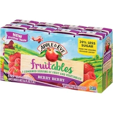 Apple & Eve Fruitables Fruit and Vegetable, Berry, 8 Pack 6.75 Oz