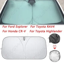 For Honda CR-V Windshield Sun Shade Visor Foldable UV Heat Block Window Cover