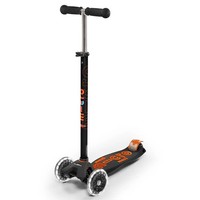 Micro Mobility - Maxi Micro Deluxe Led Black/Orange