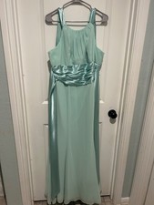David's Bridal Light blue gorgeous Formal Evening Gown Dress, Size 18