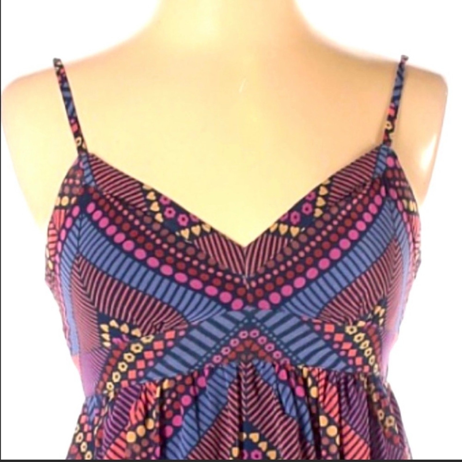 American Eagle Multi-patterned Mini Dress Size 2 … - image 3