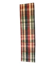 Table Runner 13x108in Woven Polyester Plaid Holiday