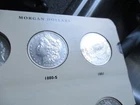 1880's MORGAN SILVER DOLLAR  in VERY NICE WHITE  GEM BU condition. NICE DATE!