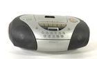 Sony CFD-S300 AM FM Radio CD Cassette Recorder Silver Tested Radio & Tape Works