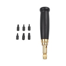 Leather Craft Hole Puncher with 7 Interchangeable Tips from 1 0 to 4 0 MM
