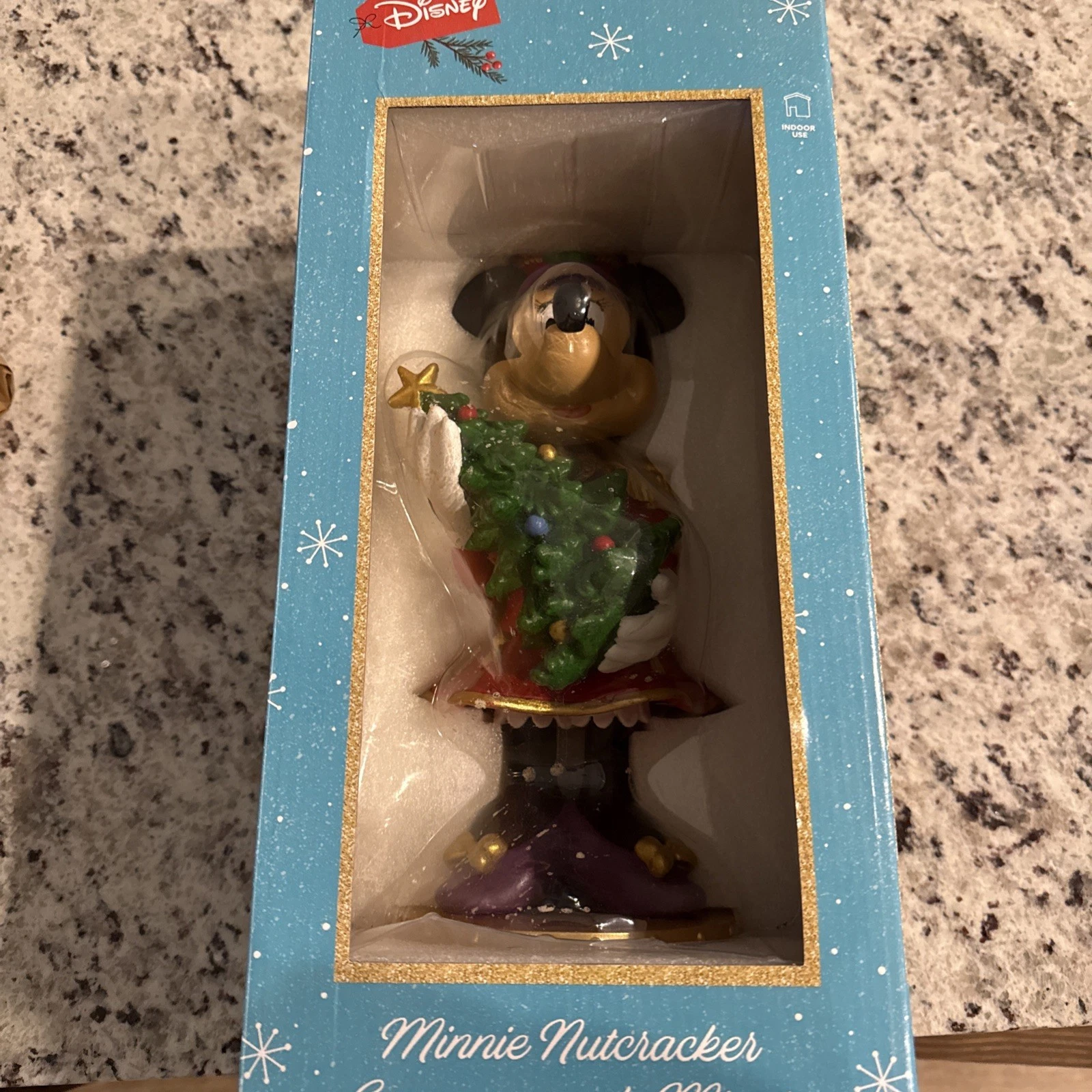 Disney 15" Minnie Mouse Nutcracker Decoration - New in Box
