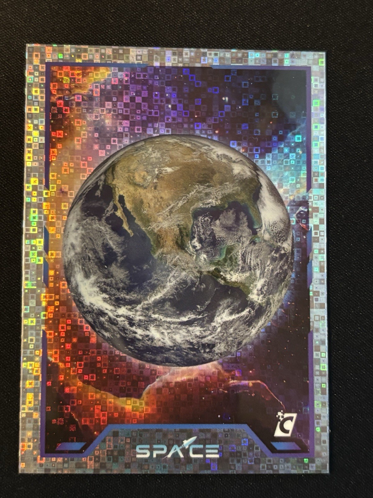 2025 Cardsmiths Space Galactic Matrix Holofoil #1 Earth