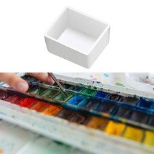 50Pcs Watercolor Paint Pns Small Empty Paint Storage Box Tin for Travel Painting