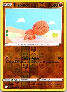 Trapinch 089/189 Reverse Holo Common Darkness Ablaze