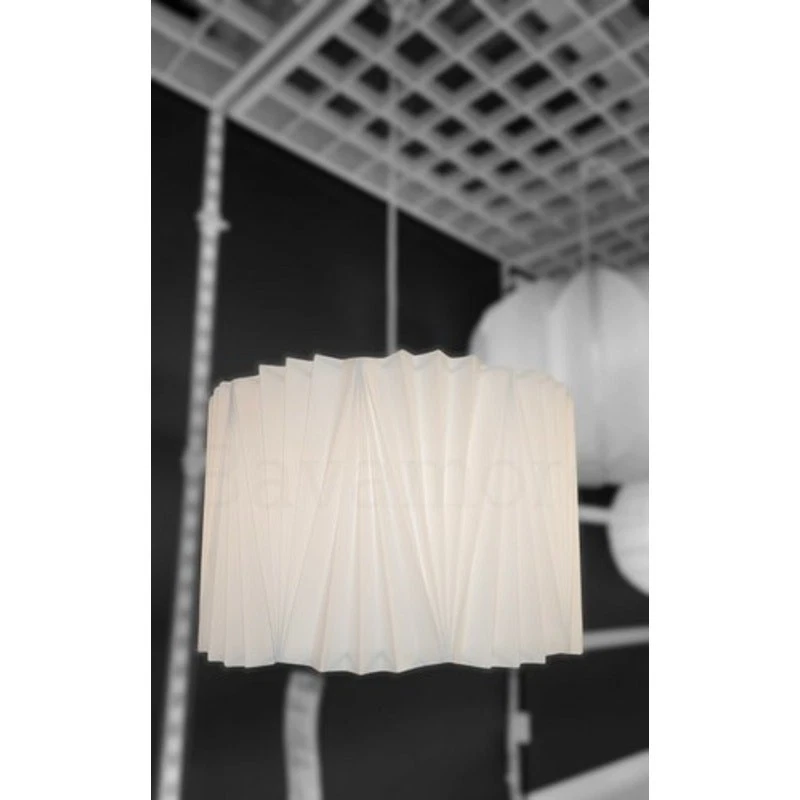 IKEA KUNGSHULT Lamp Shade Large 17", Pleated White 604.062.24 - Image 3 of 4