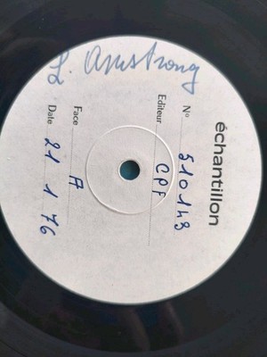 Louis Armstrong Vinyl 33T Test Pressing Concert Live Pasadena 1976 Rare