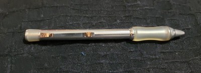 Sensa by Willat Classic Vintage Crystal Silver Retractable Ballpoint Pen