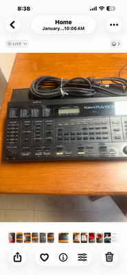 #ad #ad Roland RA 50 Real Time Arranger Synthesizer W Roland Style Super Card MSL 15 $125.00