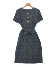 A.P.C. Dresses NavyxBeigexWhiteetc.(Patterned) S 2200637978224