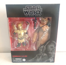 Star Wars The Black Series Chewbacca & C-3PO Action Figures Empire Strikes Back