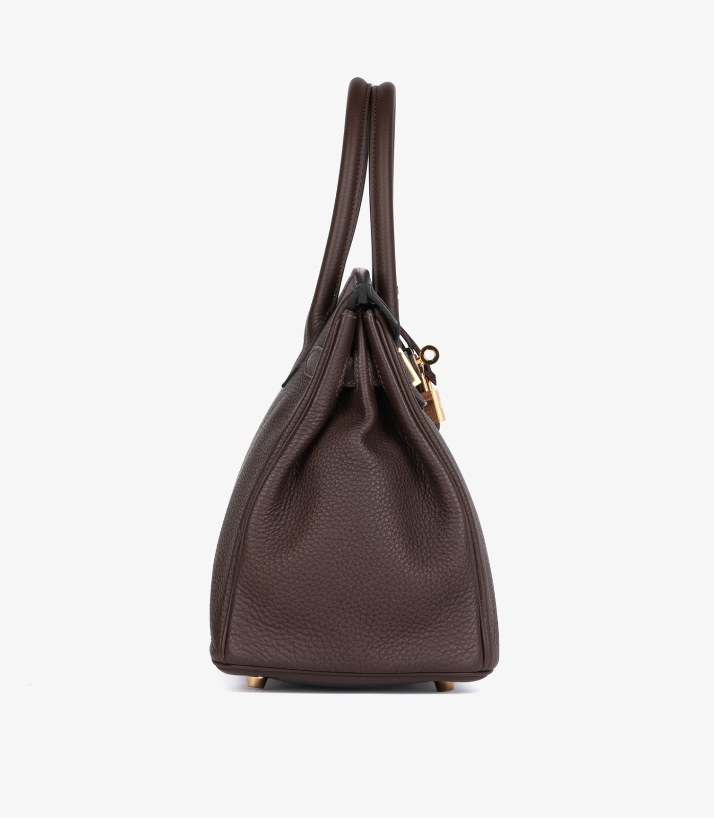 Hermès Chocolat Togo Leather Birkin 30cm Retourne image 4