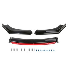 4x Universal Car Front Bumper Lip Body Kit Splitter Spoiler Diffuser Protector 4x Universal Car Front Bumper Lip Body Kit Splitter Spoiler Diffuser Protector